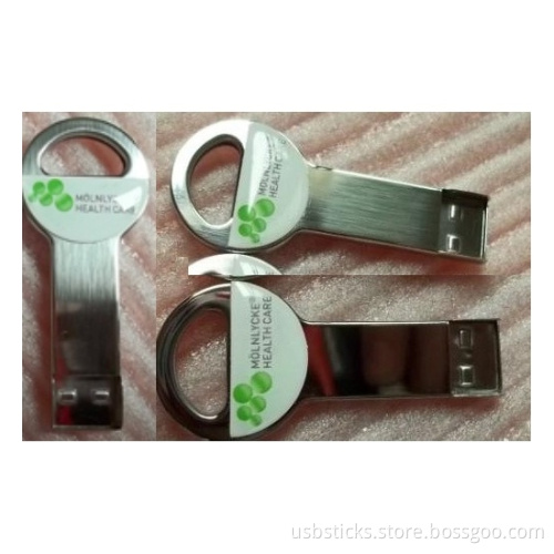 dispensing key shaped usb flash drive with round hat